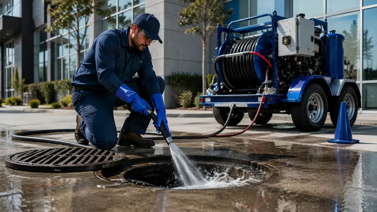 Commercial Hydro Jet Drain Cleaning in Creston