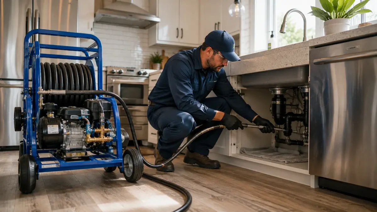 Kitchen Drain Hydro Jetting in Creston