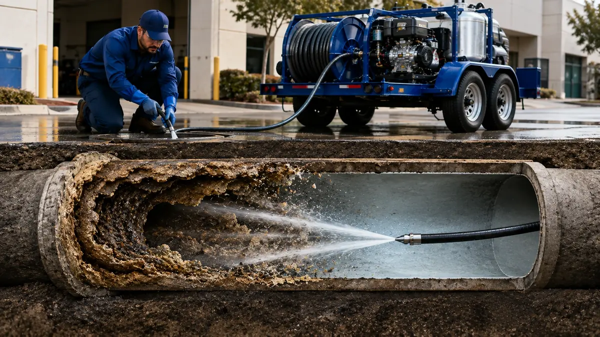 Sewer Pipe Descaling in Creston