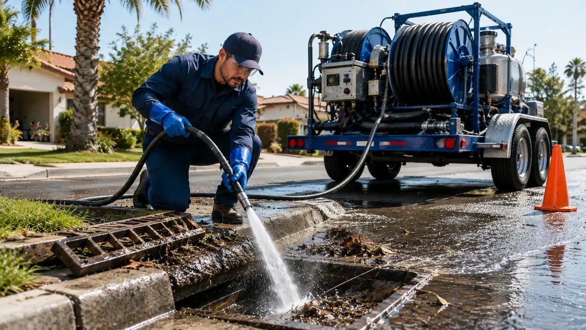 Storm Drain Hydro Jet Cleaning in Creston